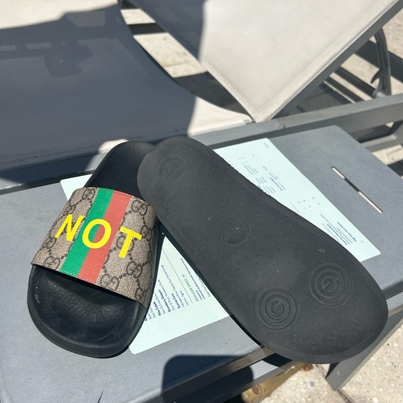 Authentic Gucci Slides - Picture 3 of 5